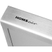 Вытяжка HOMSair HORIZONTAL 50 Inox/ подвесная, ползунковое управление, 3 скорости, до 12 м2, 45 дБ, светодиодное LED-освещение, угольный фильтр CF152 (H) 1 шт, 420 м3/ч, ШхДхВ: 500х465х80 мм,нерж. сталь