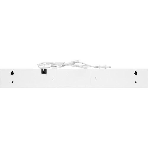 Вытяжка HOMSair HORIZONTAL 50 White/ подвесная, ползунковое управление, 3 скорости, до 12 м2, 45 дБ, светодиодное LED-освещение, угольный фильтр CF152 (H) 1 шт, 420 м3/ч, ШхДхВ: 500х465х80 мм,белый цвет