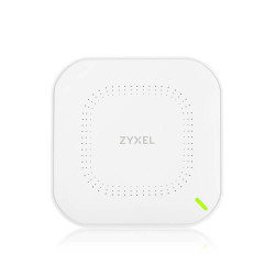 Точка доступа/ Точка доступа Zyxel NebulaFlex NWA90AX, WiFi 6, 802.11a/b/g/n/ac/ax (2,4 и 5 ГГц), MU-MIMO, антенны 2x2, до 575+1200 Мбит/с, 1xLAN GE, PoE, защита от 4G/5G, БП в комплекте