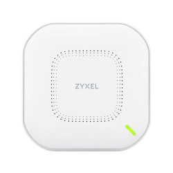 Точка доступа/ ZYXEL NWA210AX NebulaFlex Hybrid Access Point, WiFi 6, 802.11a / b / g / n / ac / ax (2.4 and 5 GHz), MU-MIMO, 4x4 antennas, up to 575 + 2400 Mbps, 1xLAN 2.5GE, 1xLAN GE, PoE, 4G / 5G protection