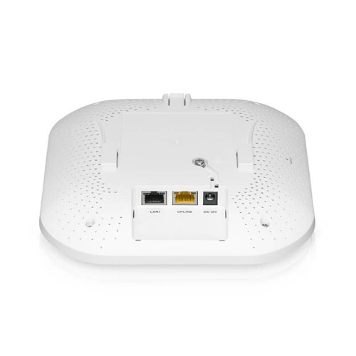 Точка доступа/ Zyxel NebulaFlex NWA220AX-6E Hybrid Access Point, WiFi 6, 802.11a/b/g/n/ac/ax (2.4 and 5 GHz), MU-MIMO, 4x4 antennas, up to 575+4800 Mbps, 1xLAN 2.5 GE, 1xLAN GE, PoE, 4G/5G protection