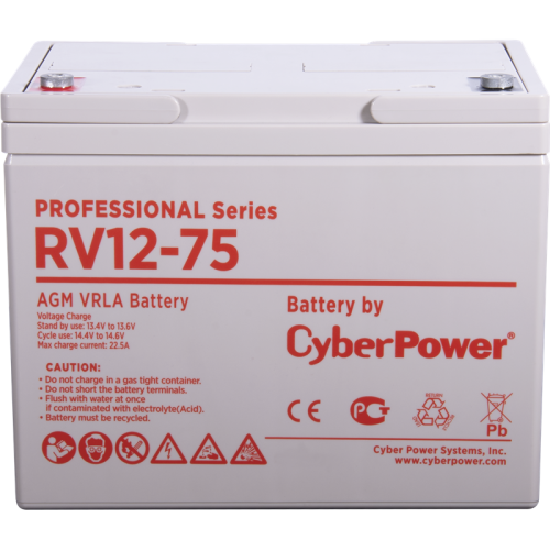 Аккумуляторная батарея PS CyberPower RV 12-75 / 12 В 75 Ач