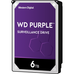 Жесткий диск/ HDD WD SATA3 6Tb Purple Video 64Mb 1 year warranty