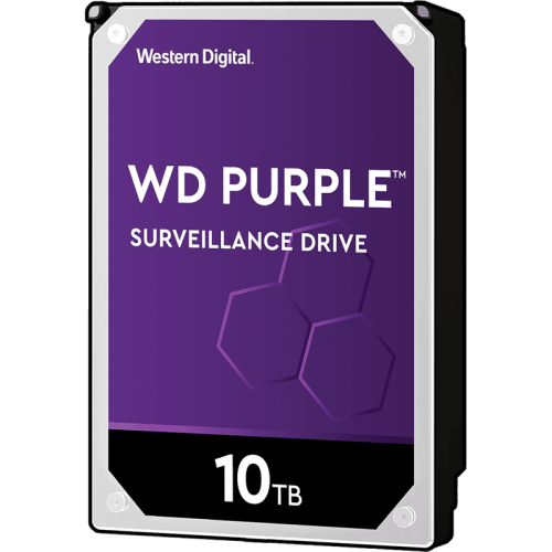 Жесткий диск/ HDD WD SATA3 10Tb Purple DV&NVR 7200 256Mb  1 year warranty