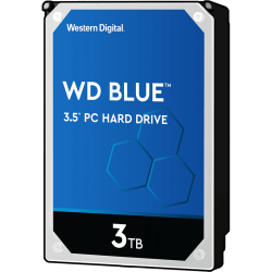 Жесткий диск/ HDD WD SATA3 3Tb Blue 5400 64Mb 1 year warranty