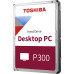 Жесткий диск/ HDD Toshiba SATA3 6Tb 5400 128Mb (P300) RTL (analog HDWD260UZSVA)