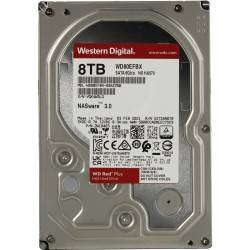 Жесткий диск/ HDD WD SATA3 8Tb 7200rpm Red Plus 256Mb 1 year warranty