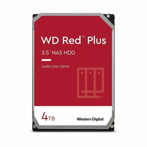 Жесткий диск/ HDD WD SATA3 4Tb NAS Red Plus 5400 64Mb 1 year warranty