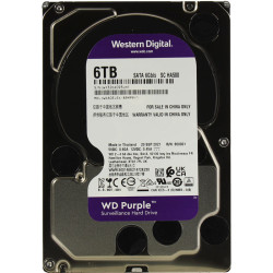 Жесткий диск/ HDD WD SATA3 6TB Purple 5400 RPM 64Mb  1 year warranty