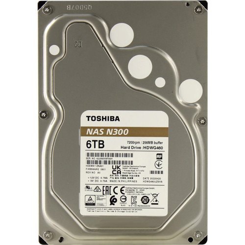 Жесткий диск/ HDD Toshiba N300 NAS SATA3 6Tb 3.5