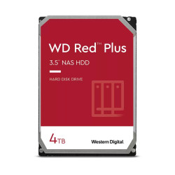 Жесткий диск/ HDD WD SATA3 4Tb NAS Red Plus 5400 128Mb 1 year warranty