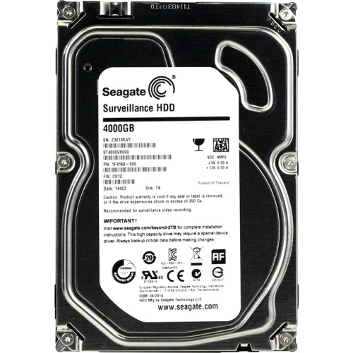 Жесткий диск/ HDD Seagate SATA3 4Tb 5900 Surveillance 64Mb